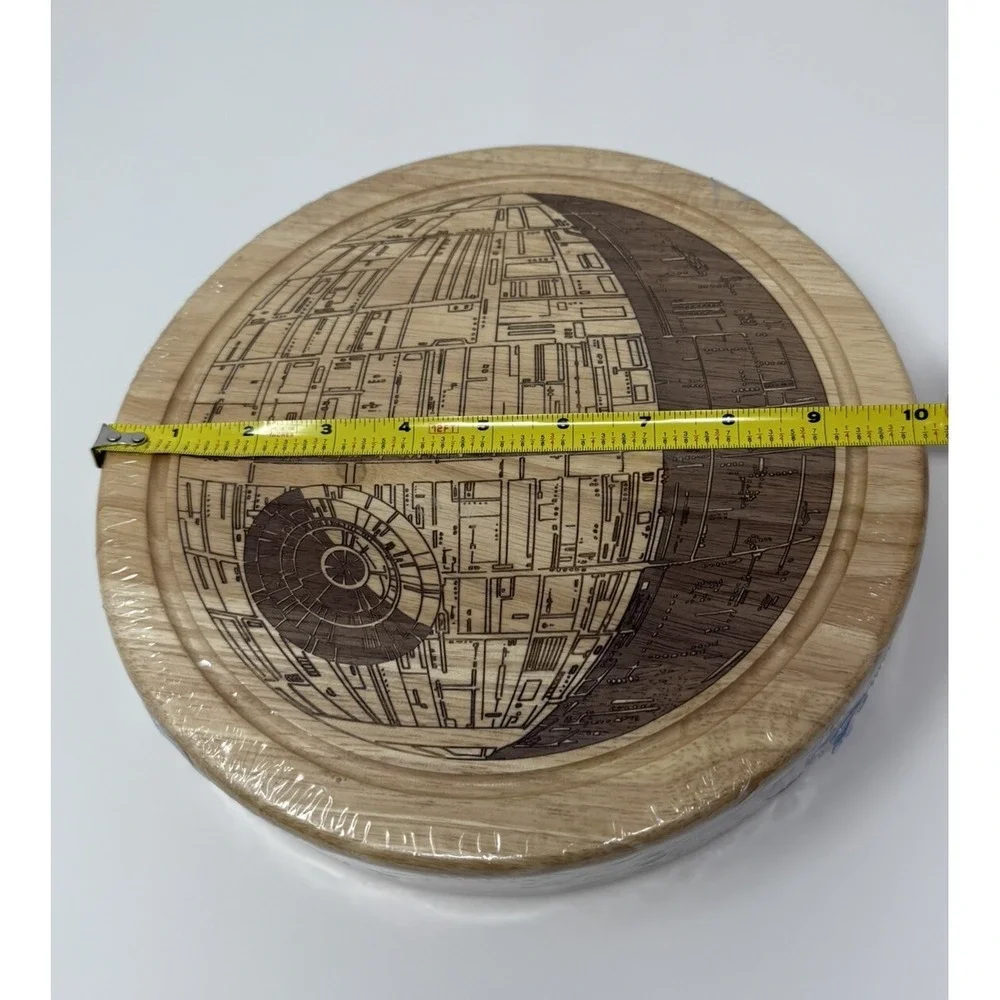 NWT Toscana Star Wars Death Star Charcuterie Circo Wood Cheese Board